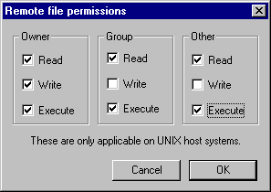 chmod 755
