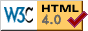 Valid HTML 4.0 dok.