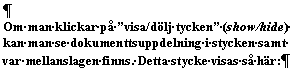 Uppm�rkning i Word