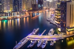 Dubai Marina seen from the Silverene