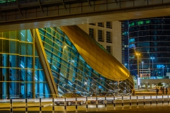 Metro station at JLT, Dubai